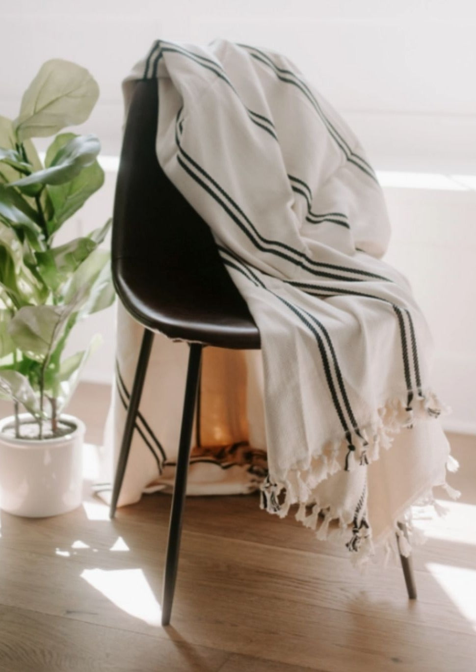 Two Stripe Turkish Throw Blanket-FINAL SALE FF Home + Lifestyle