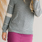 Two Tone Crochet Lace Trim Top - FINAL SALE Tops