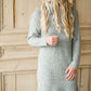 Two Tone Gray Sweater Dress - FINAL SALE Dresses
