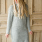 Two Tone Gray Sweater Dress - FINAL SALE Dresses