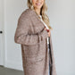Two Tone Open Front Knit Cardigan FF Tops