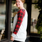 Two Tone Plaid Sweater - FINAL SALE Tops