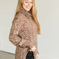 Two Tone Turtleneck Sweater FF Tops
