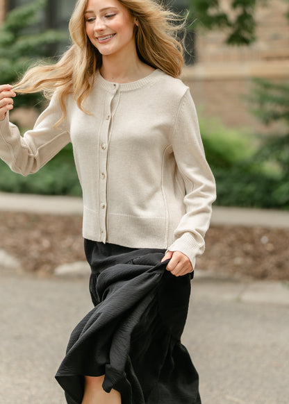 Ultra Soft Button Up Cardigan FF Tops