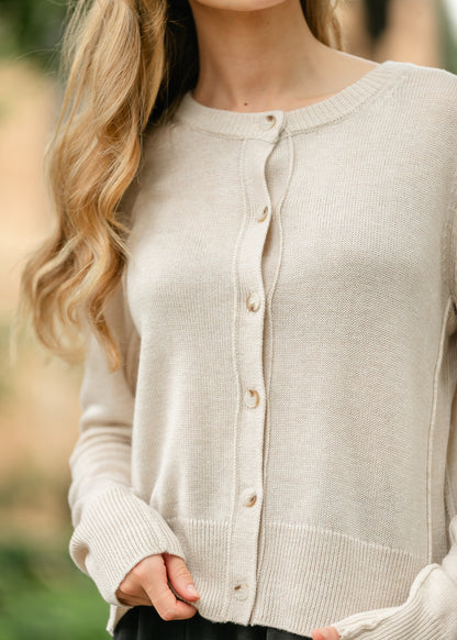 Ultra Soft Button Up Cardigan FF Tops