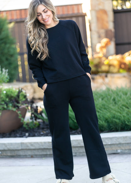 Ultra Soft Sweatshirt Pant Set FF Pants Black / S