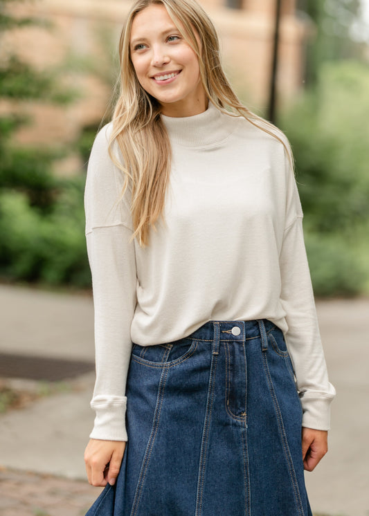 Ultra Soft Turtleneck Tee FF Tops