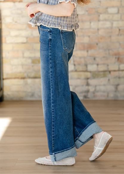 Ultra Wide Leg Jeans FF Pants