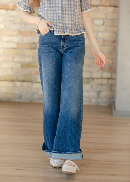 Ultra Wide Leg Jeans FF Pants