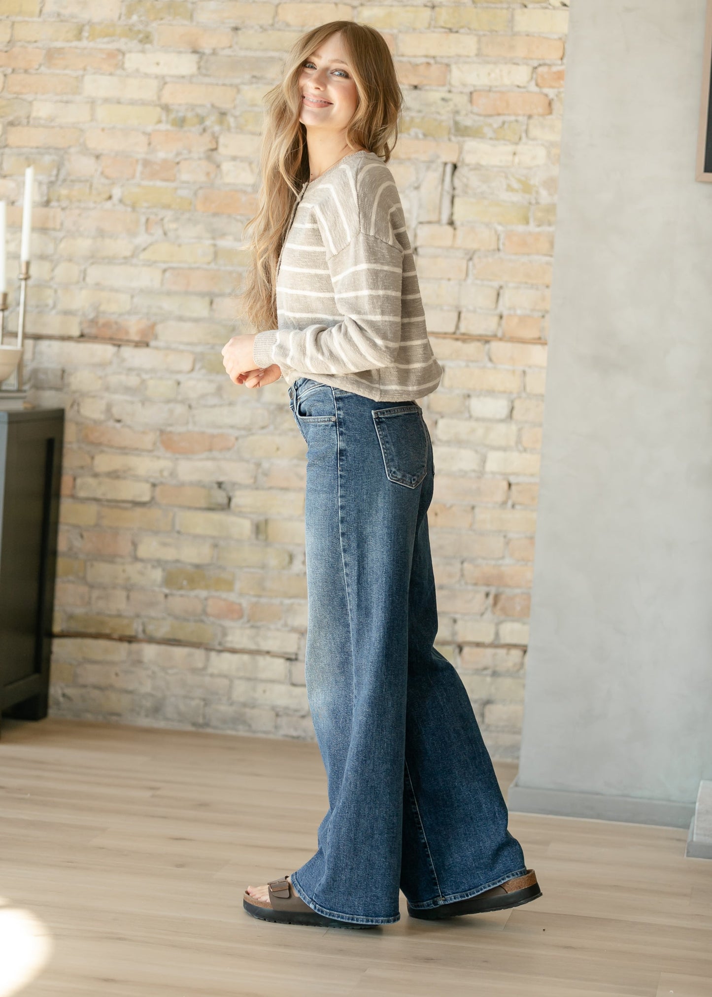 Ultra Wide Leg Jeans FF Pants