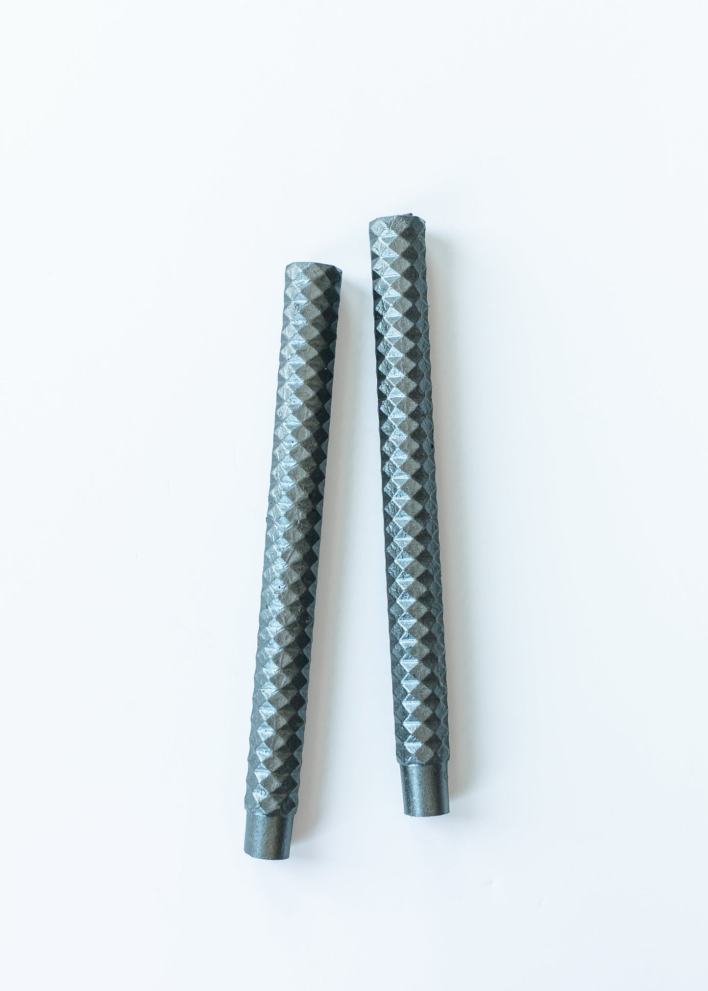 Unscented Platinum Taper Candle Set of 2 Gifts