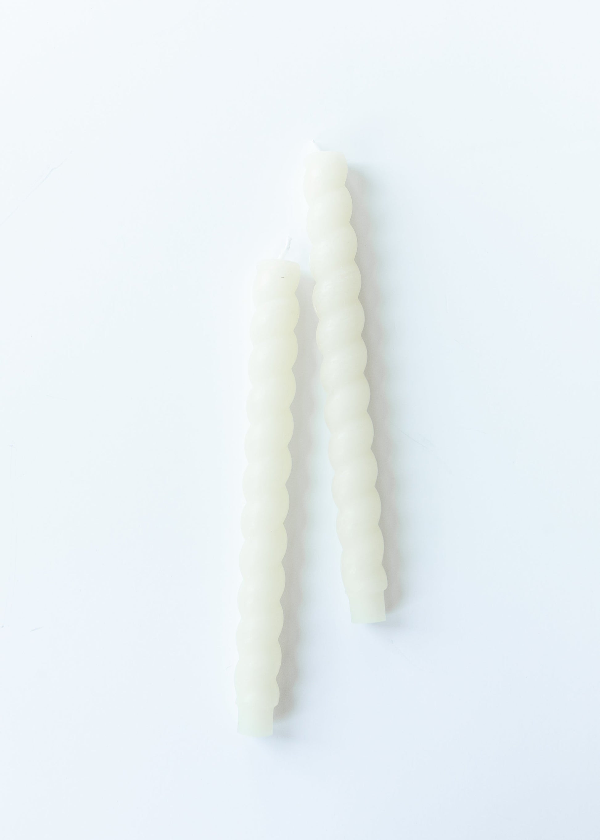 Unscented Twisted Taper Candle Set of 2 Gifts