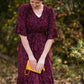 V Neck Flouncy Belted Dress - FINAL SALE Dresses