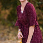 V Neck Flouncy Belted Dress - FINAL SALE Dresses