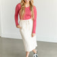 V Neck Long Sleeve T-shirt FF Tops