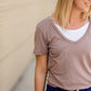 V-Neck Pocket Tee - FINAL SALE Tops