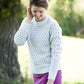 V Stitch Detail Blended Sweater - FINAL SALE Tops
