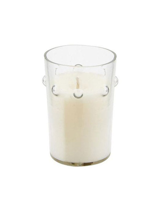 Vanilla Beaded Glass Tall Candle - FINAL SALE Home & Lifestyle