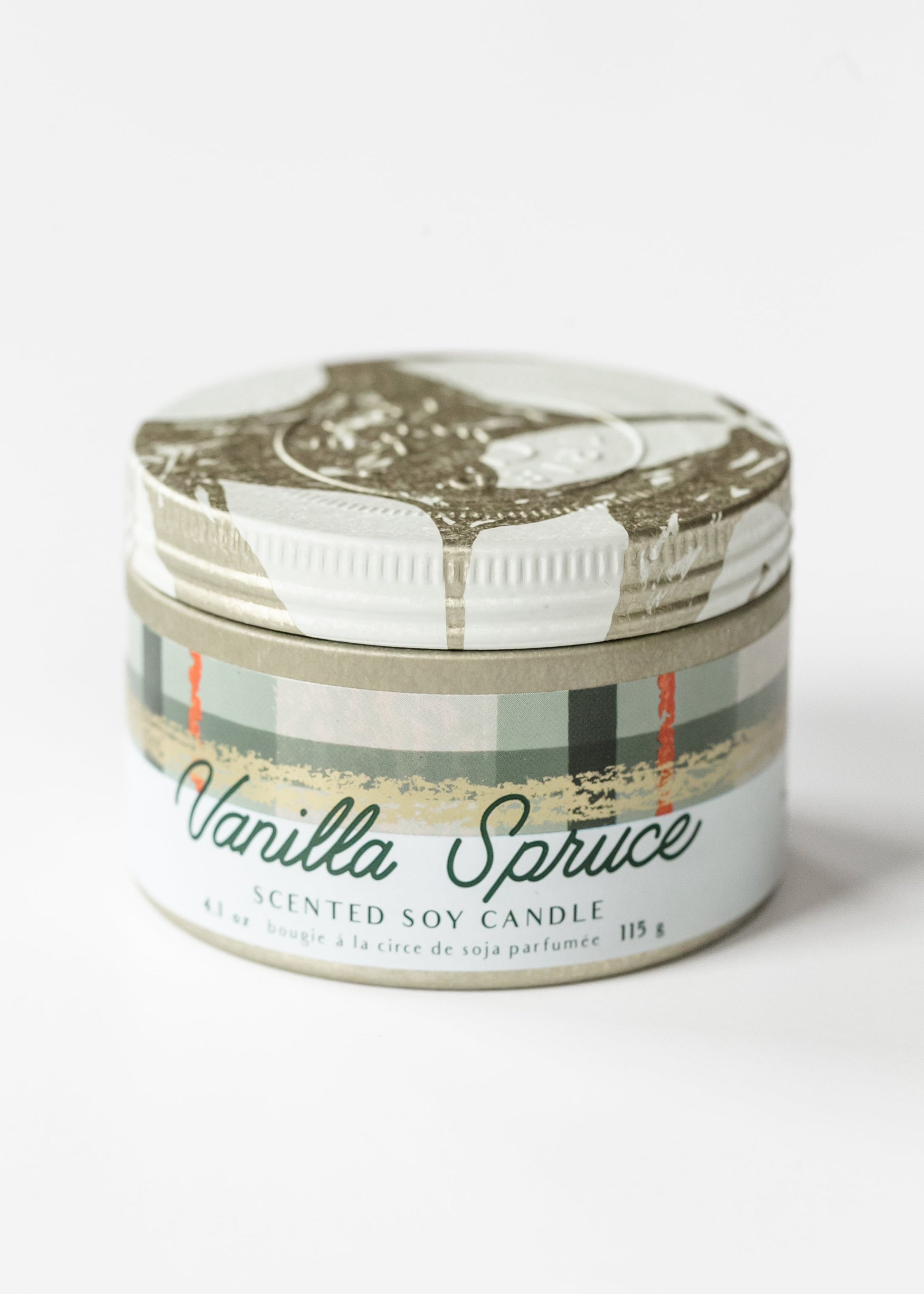 Vanilla Spruce Small Tin Candle Gifts