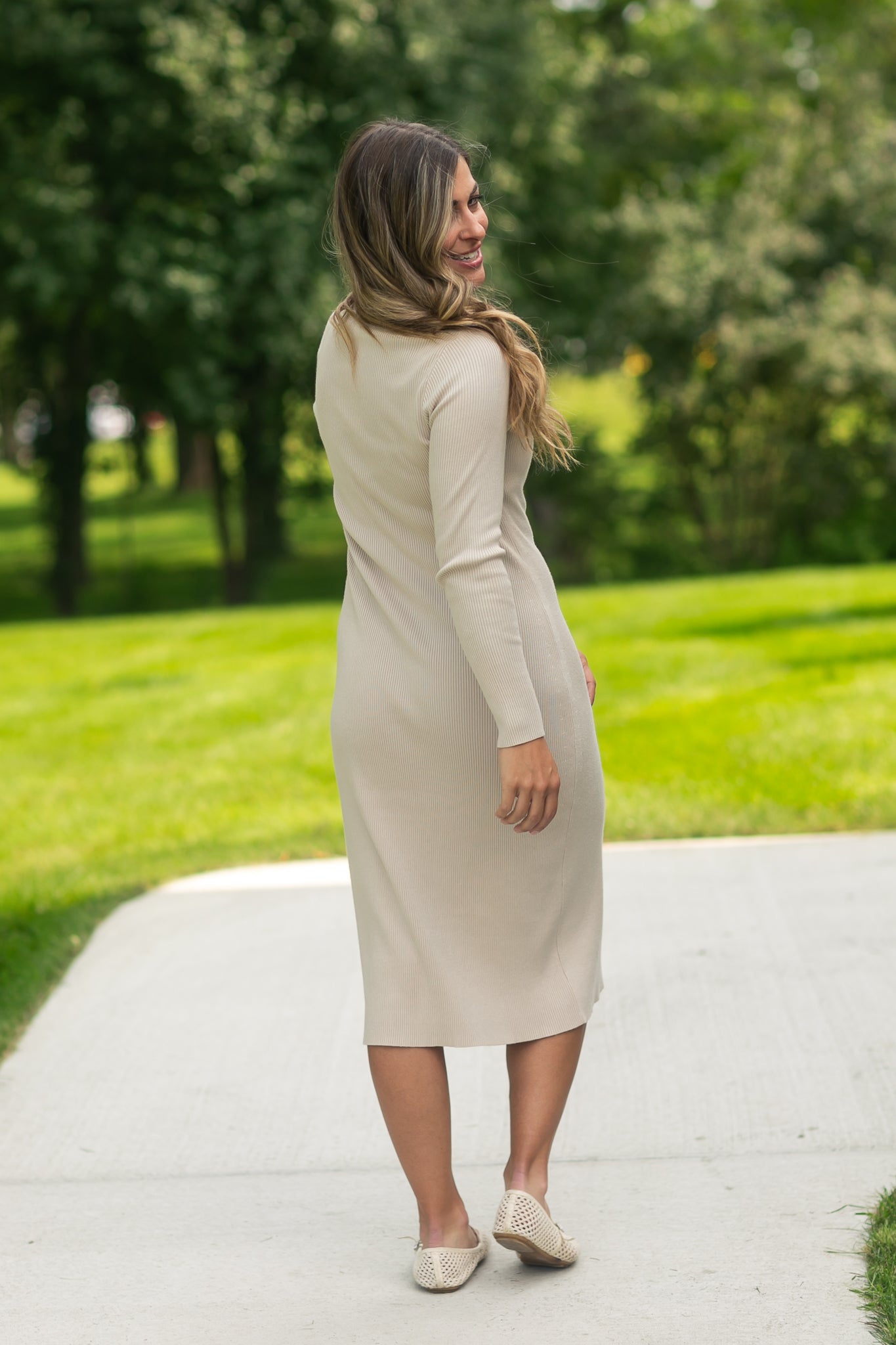 Vanna Knit Midi Dress IC Dresses