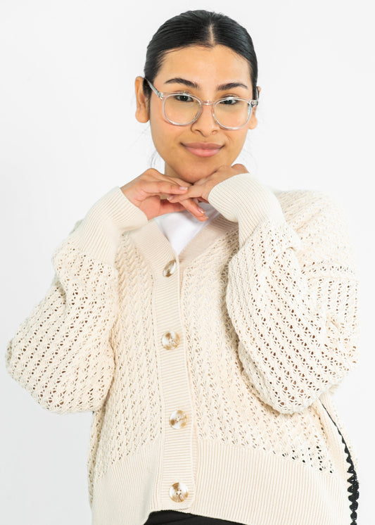 VARLEY® Astell Relaxed Knit Cardigan FF Tops