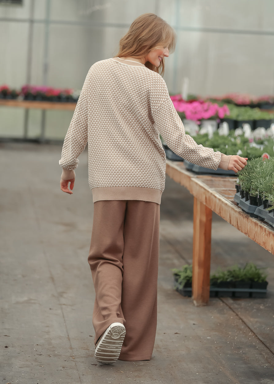 Varley® Brown Extra Wide Leg Pant 29.5 - FINAL SALE FF Pants
