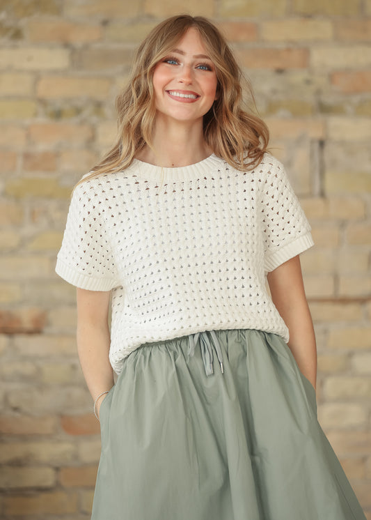 Varley® Denny Knit Top FF Tops
