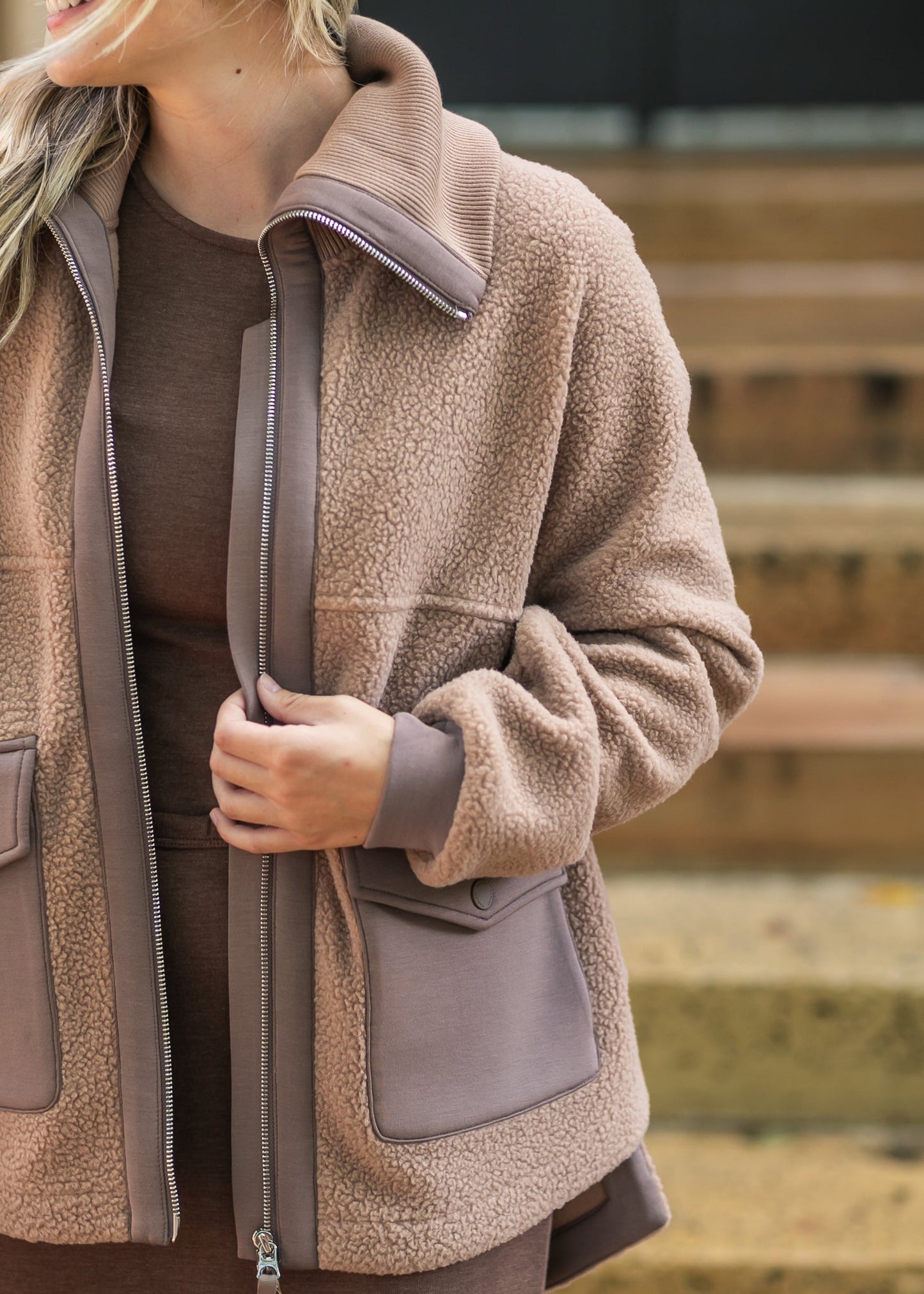 Varley® Eleanor Patch Pocket Fleece FF Layering Essentials
