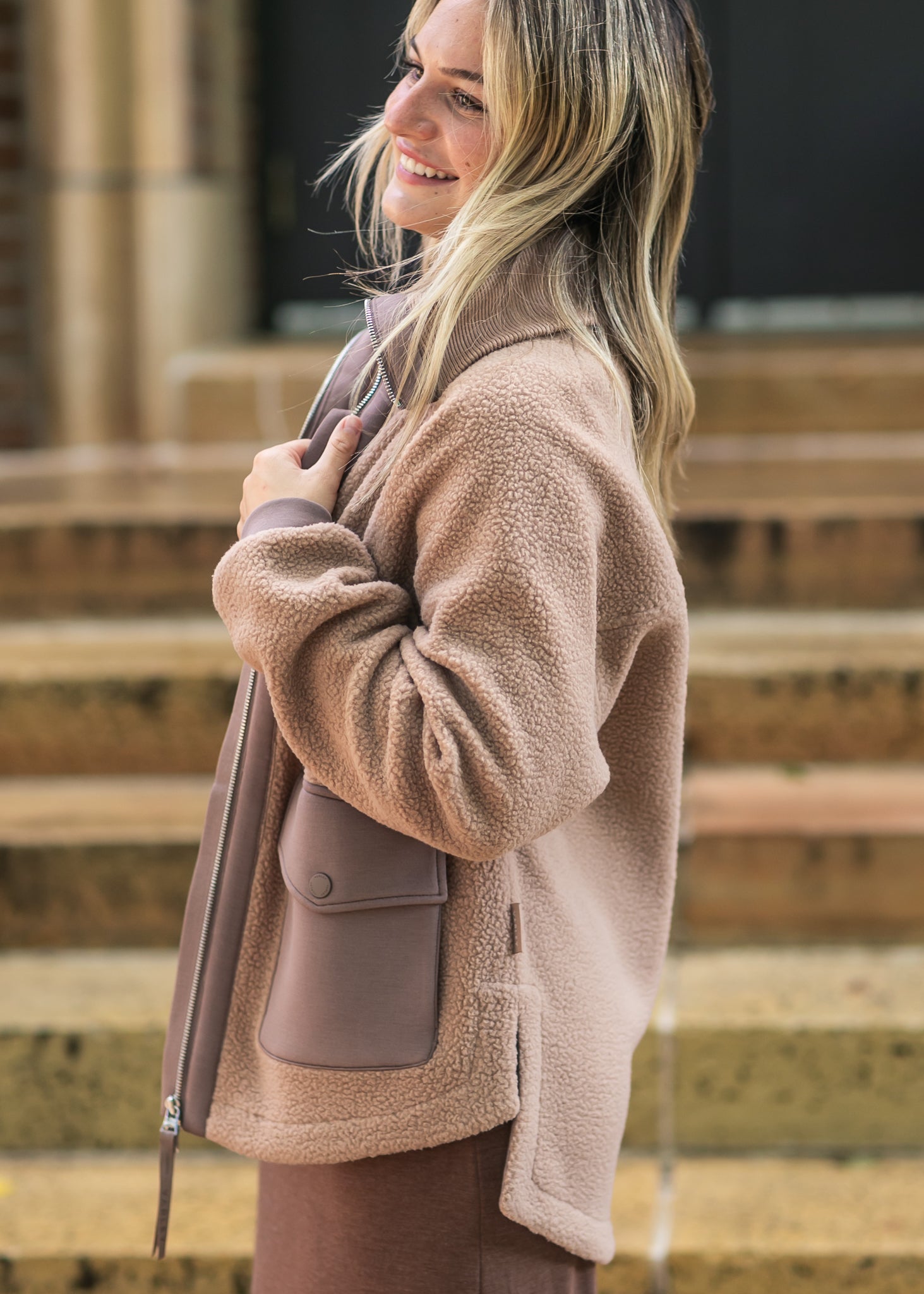Varley® Eleanor Patch Pocket Fleece FF Layering Essentials