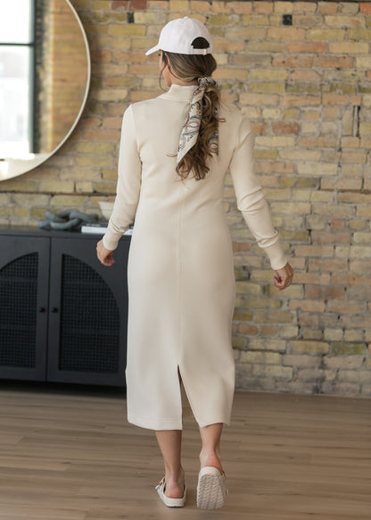 Varley® Ivory Bree Half Zip Maxi Dress FF Dresses
