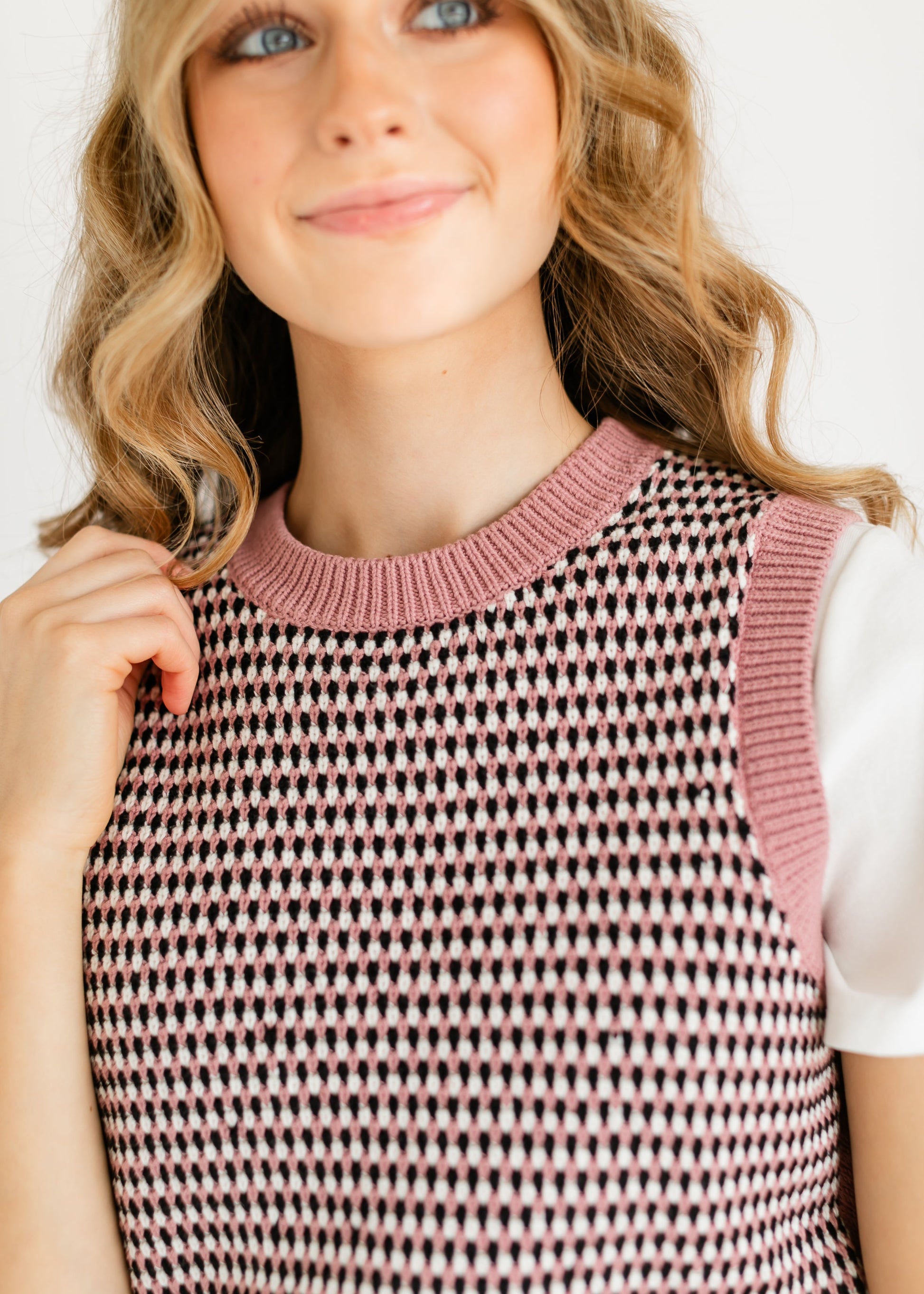 VARLEY® Knowles Textured Knit Vest FF Tops