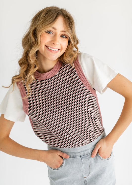 VARLEY® Knowles Textured Knit Vest FF Tops