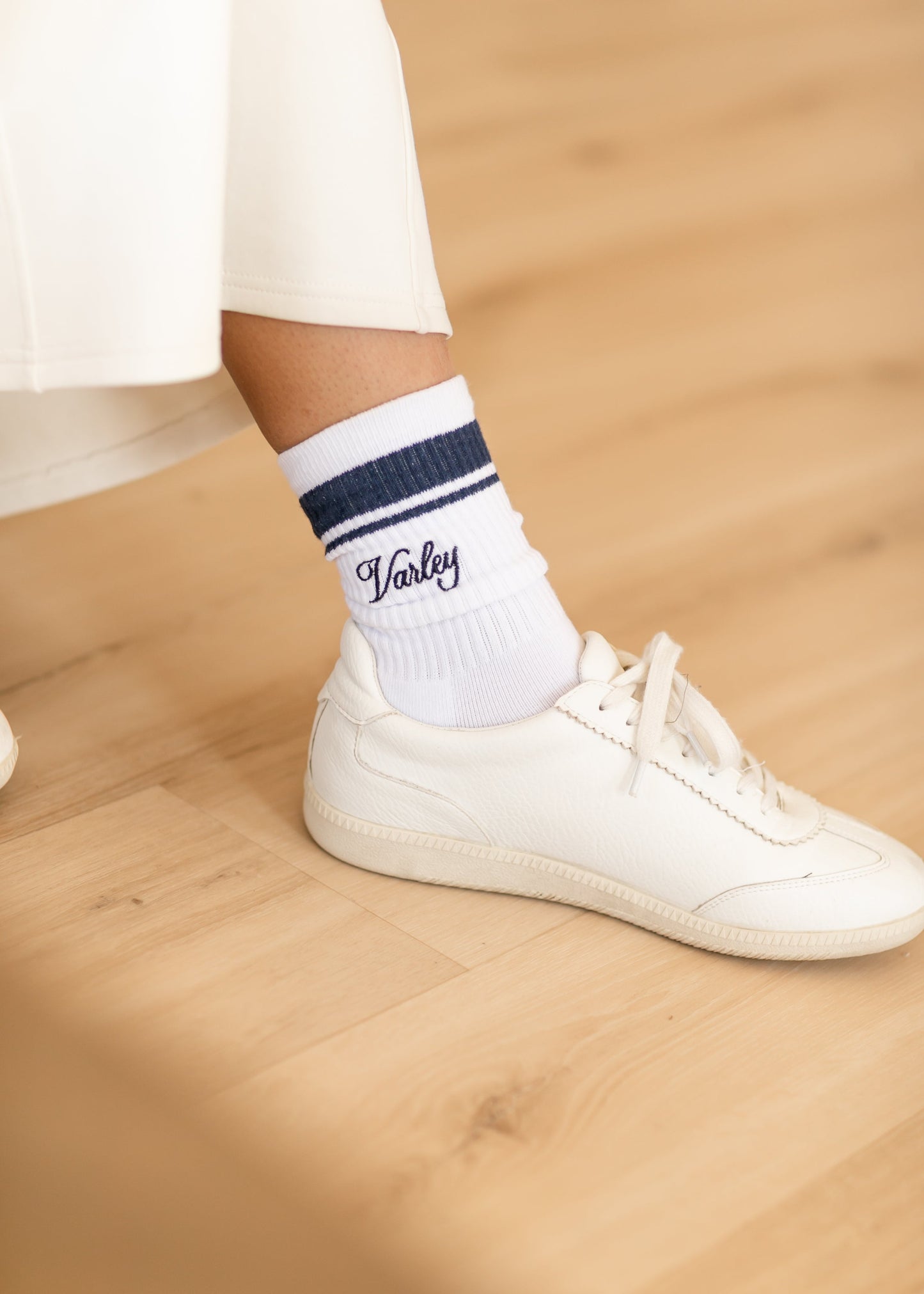 VARLEY® Lamar Club Stripe Sock Accessories White/ Navy