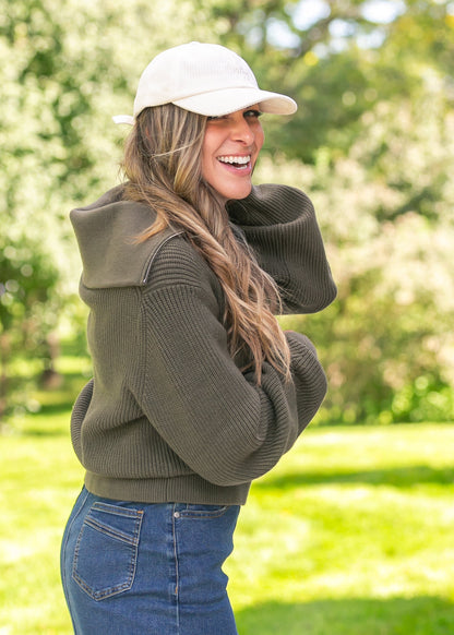 Varley® Maura Half-Zip Rib Knit Sweater FF Layering Essentials