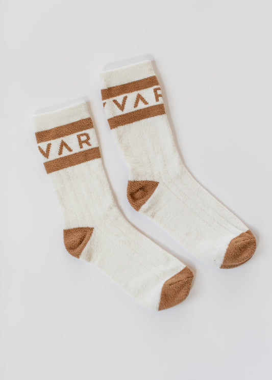 Varley® Spencer Soft Sock Accessories Egret/ Golden Bronze