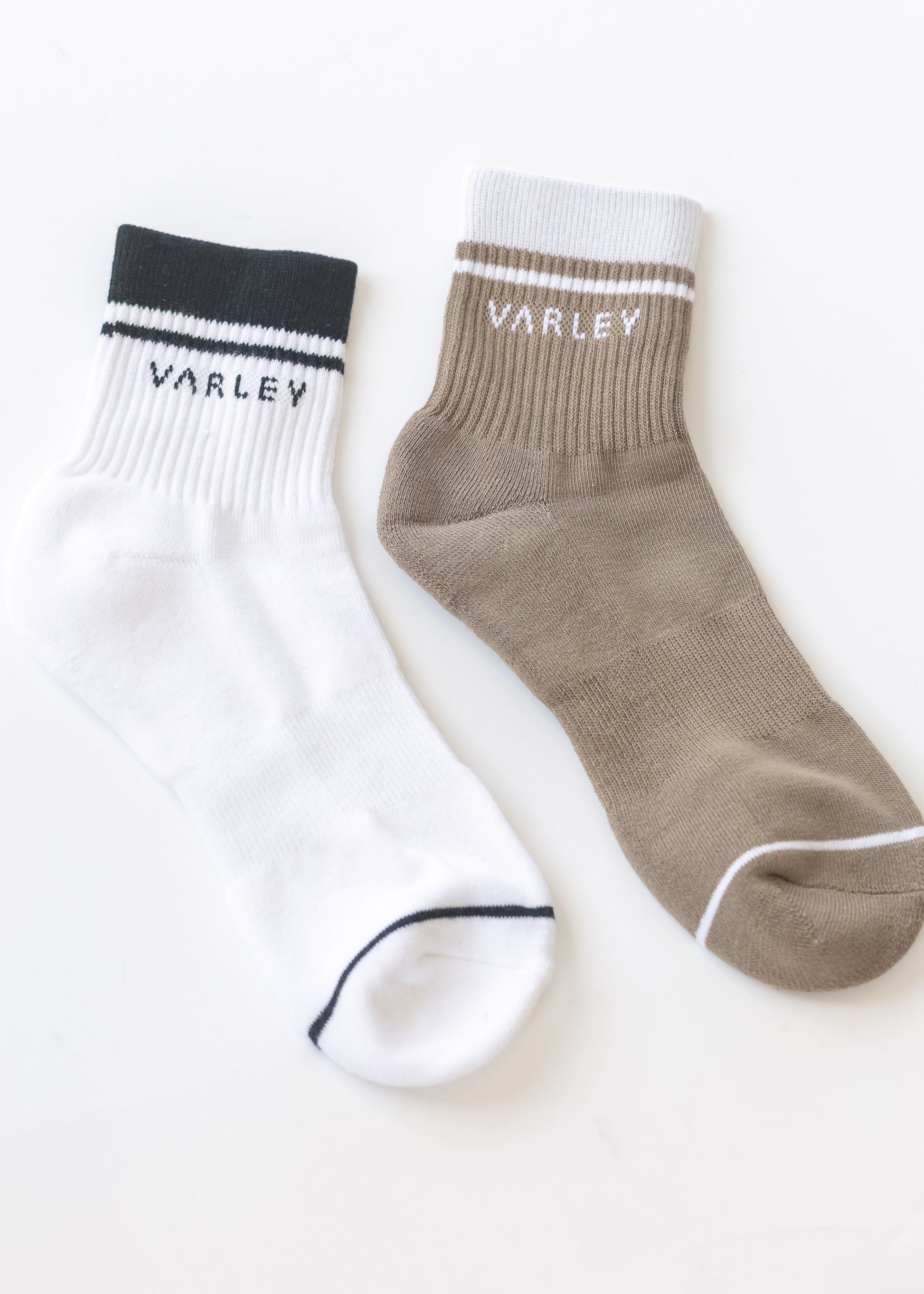 Varley® Taupe Lenni Half Crew Sock Accessory