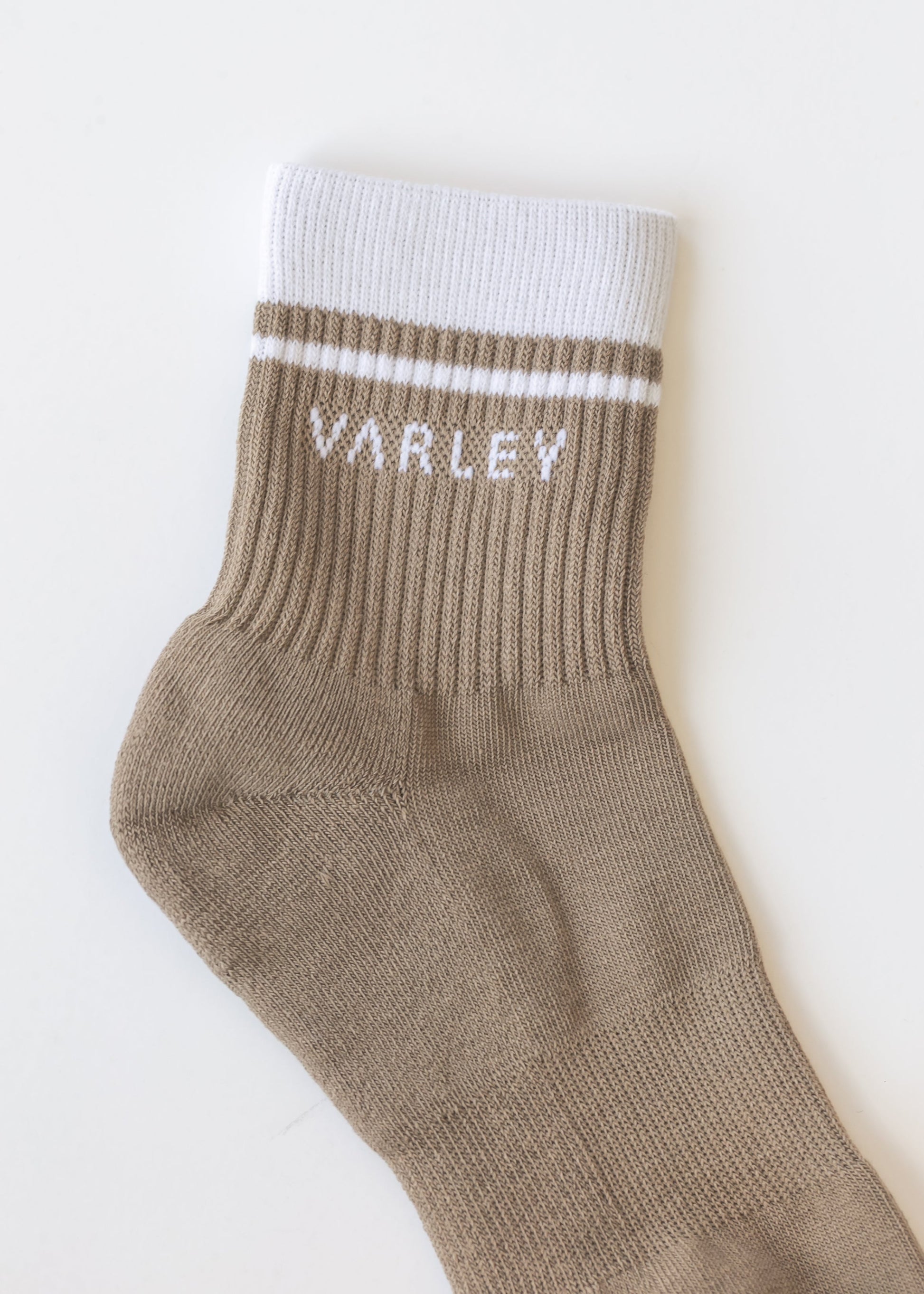 Varley® Taupe Lenni Half Crew Sock Accessory