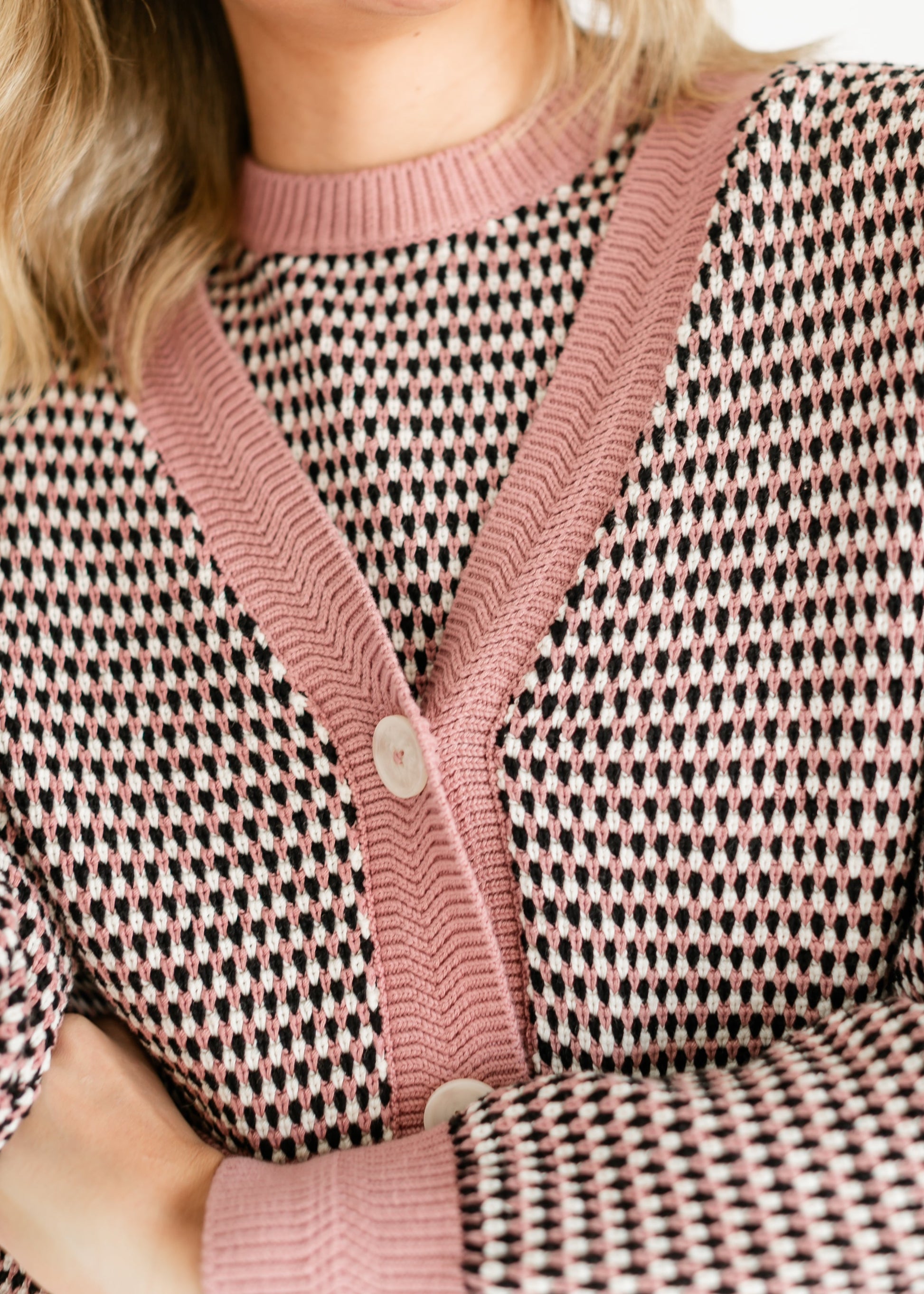 VARLEY® Tiffany Textured Knit Cardigan FF Tops