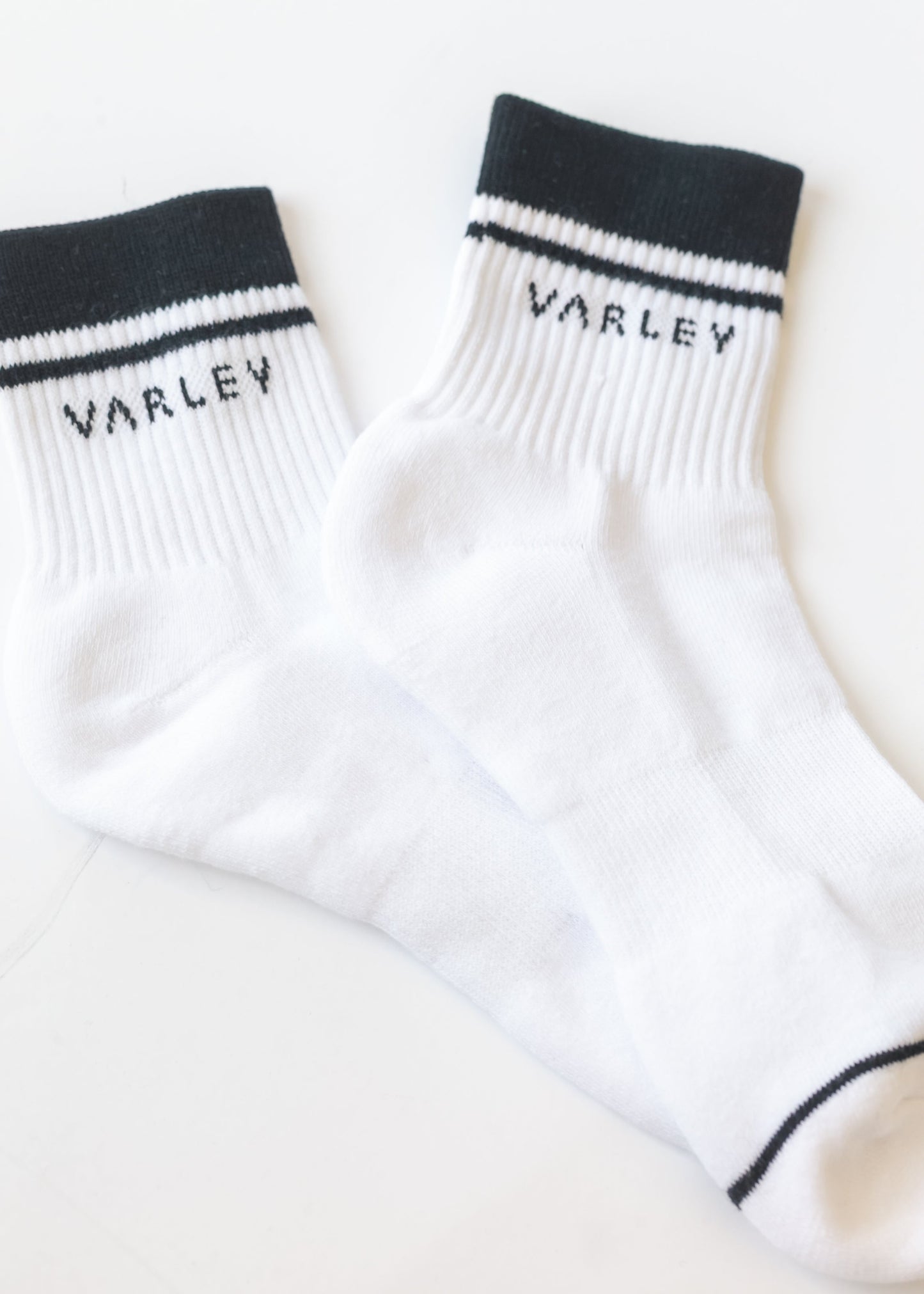 Varley® White Lenni Half Crew Sock Accessory