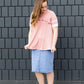 Varsity Sleeve Flowy Modest Top-FINAL SALE Tops