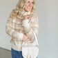 Vegan Leather Cream Saddle Bag Accessories