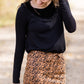 Velour Contrast Top - FINAL SALE Tops