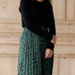 Velour Contrast Top - FINAL SALE Tops