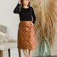 Velour Contrast Top - FINAL SALE Tops