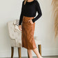Velour Contrast Top - FINAL SALE Tops