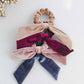 Velvet Bow Hair Scrunchie Accessories