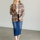 Vera Plaid Button Up Shacket FF Tops