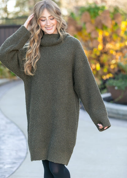 Verity Turtleneck Midi Dress FF Dresses