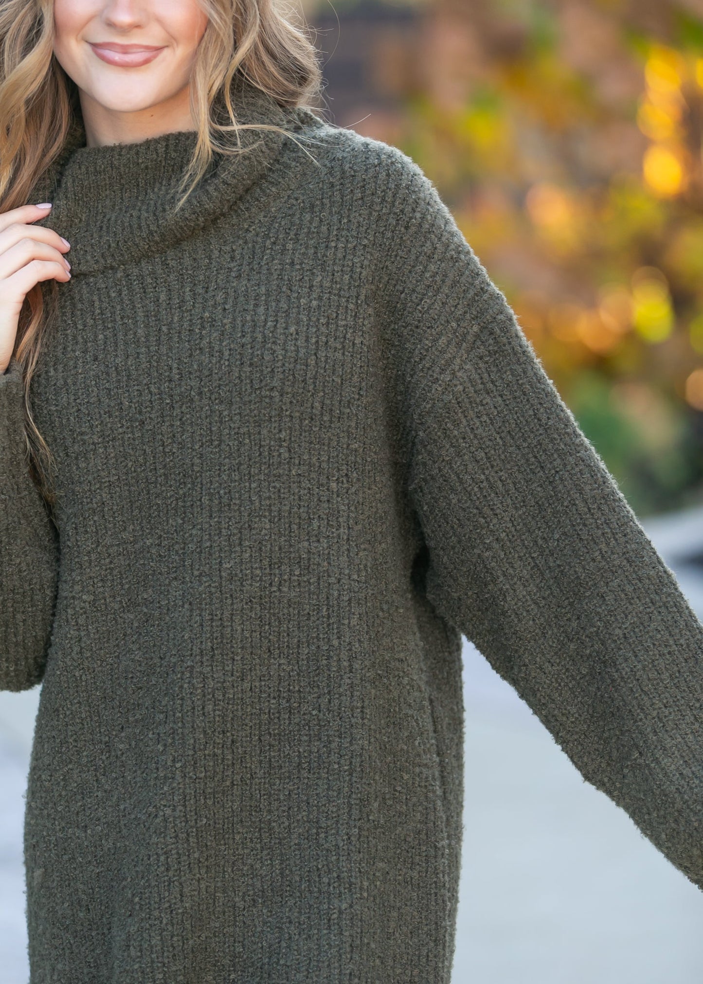 Verity Turtleneck Midi Dress FF Dresses