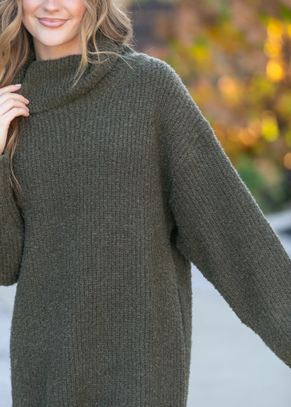 Verity Turtleneck Midi Dress FF Dresses